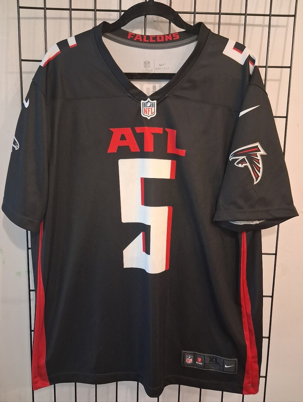 Nike Drake London 5 Atlanta Falcons Throwback Vapor Jersey